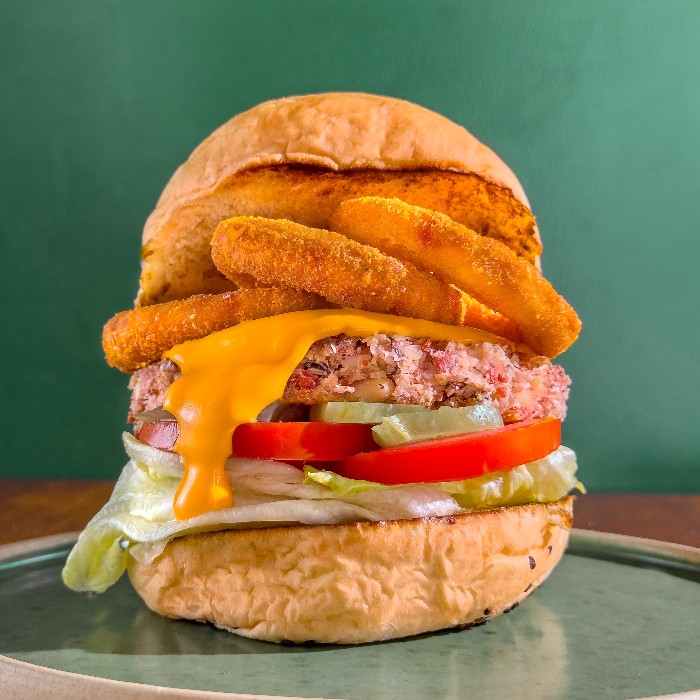 onion ring burger